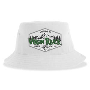 Welcome To Virgin River Home Of Jack's Bar Sustainable Bucket Hat