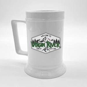 Welcome To Virgin River Home Of Jack's Bar Beer Stein