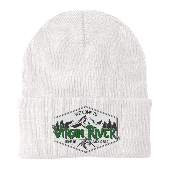 Welcome To Virgin River Home Of Jack's Bar Knit Cap Winter Beanie