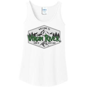 Welcome To Virgin River Home Of Jack's Bar Ladies Essential Tank