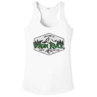 Welcome To Virgin River Home Of Jack's Bar Ladies PosiCharge Competitor Racerback Tank