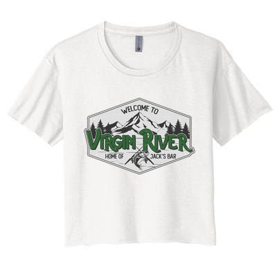 Welcome To Virgin River Home Of Jack's Bar Crop Top