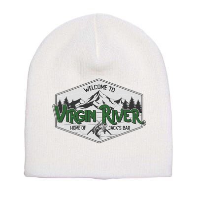Welcome To Virgin River Home Of Jack's Bar Short Acrylic Beanie