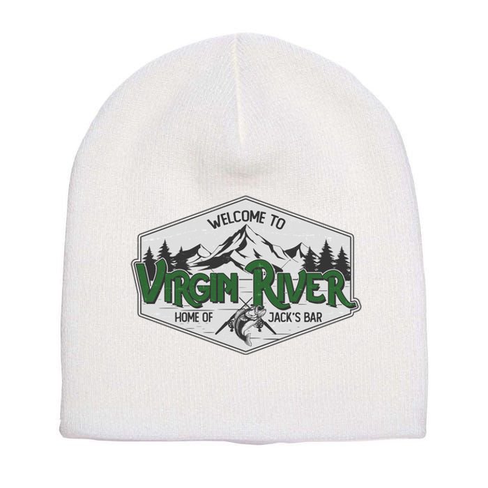 Welcome To Virgin River Home Of Jack's Bar Short Acrylic Beanie