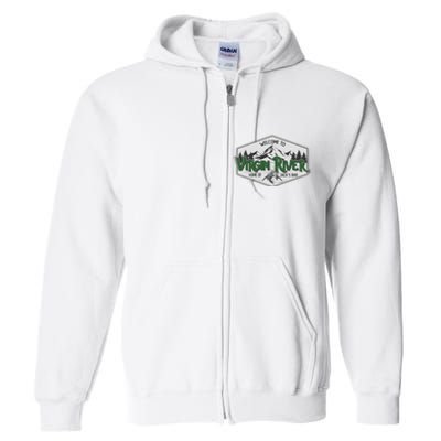 Welcome To Virgin River Home Of Jack's Bar Full Zip Hoodie