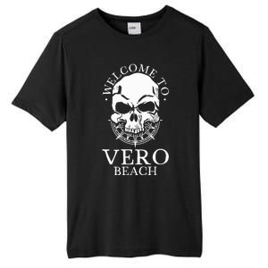 Welcome To Vero Beach Tall Fusion ChromaSoft Performance T-Shirt