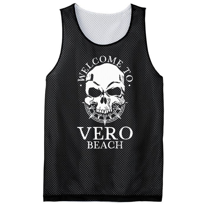 Welcome To Vero Beach Mesh Reversible Basketball Jersey Tank