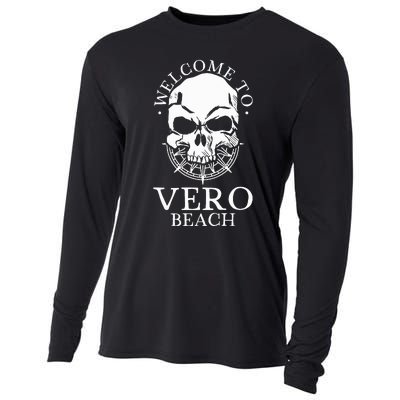 Welcome To Vero Beach Cooling Performance Long Sleeve Crew