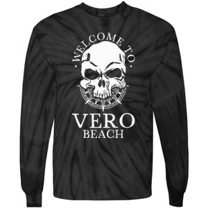 Welcome To Vero Beach Tie-Dye Long Sleeve Shirt