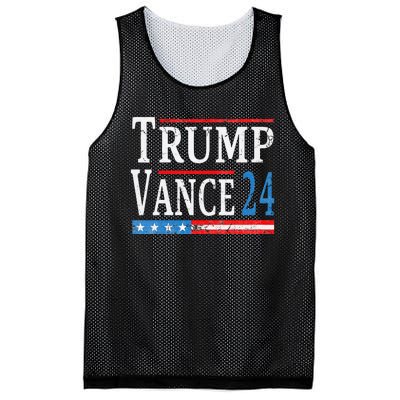 Women Trump Vance 2024 President Trump Supporter Reelection Gift Mesh Reversible Basketball Jersey Tank