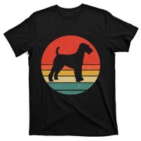 Welsh Terrier Vintage Dog Silhouette Retro Cute Dogs Gift T-Shirt