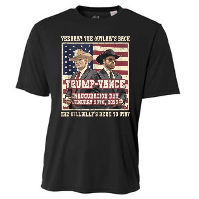 Winner Trump Vance 2024 Outlaw Hillbily Inauguration Cooling Performance Crew T-Shirt