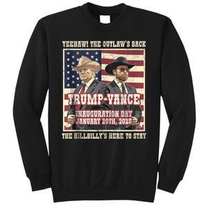 Winner Trump Vance 2024 Outlaw Hillbily Inauguration Sweatshirt