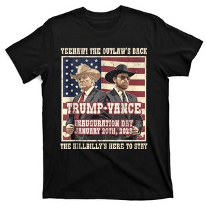 Winner Trump Vance 2024 Outlaw Hillbily Inauguration T-Shirt