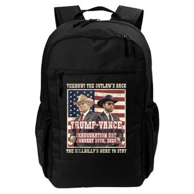 Winner Trump Vance 2024 Outlaw Hillbily Inauguration Daily Commute Backpack