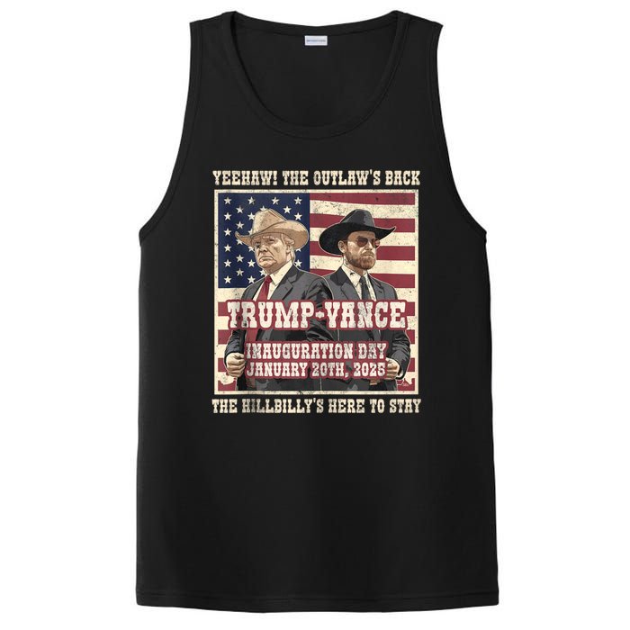 Winner Trump Vance 2024 Outlaw Hillbily Inauguration PosiCharge Competitor Tank