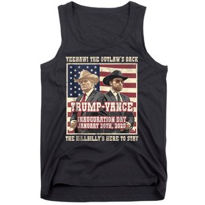 Winner Trump Vance 2024 Outlaw Hillbily Inauguration Tank Top