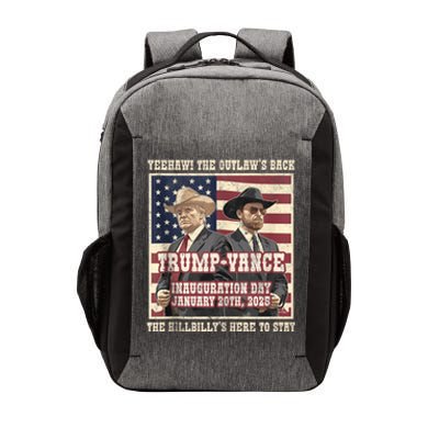 Winner Trump Vance 2024 Outlaw Hillbily Inauguration Vector Backpack