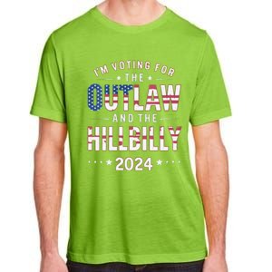 Women Trump Vance 2024 Im Voting For The Outlaw And The Hillbilly Gift Adult ChromaSoft Performance T-Shirt