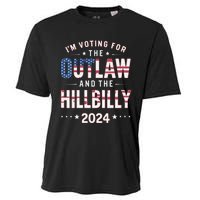 Women Trump Vance 2024 Im Voting For The Outlaw And The Hillbilly Gift Cooling Performance Crew T-Shirt