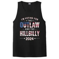 Women Trump Vance 2024 Im Voting For The Outlaw And The Hillbilly Gift PosiCharge Competitor Tank