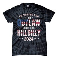 Women Trump Vance 2024 Im Voting For The Outlaw And The Hillbilly Gift Tie-Dye T-Shirt