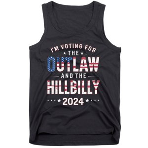 Women Trump Vance 2024 Im Voting For The Outlaw And The Hillbilly Gift Tank Top