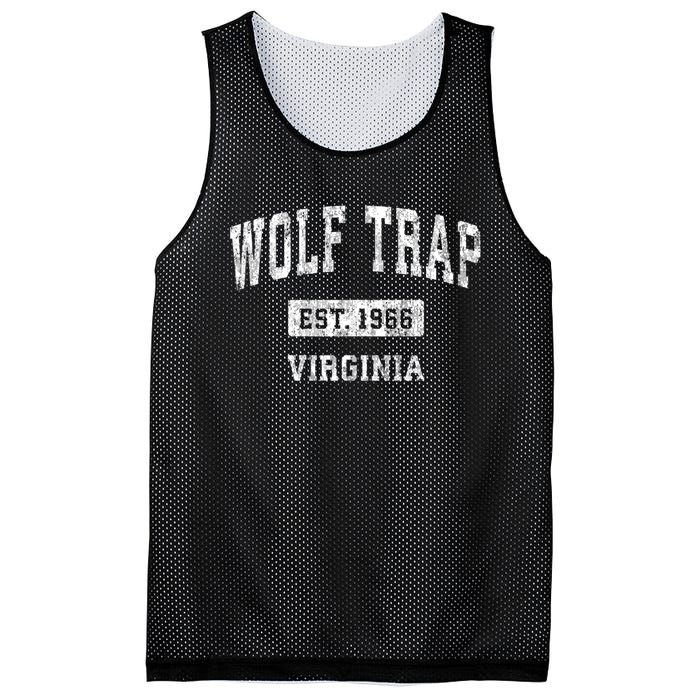 Wolf Trap Virginia Va Vintage Sports Mesh Reversible Basketball Jersey Tank