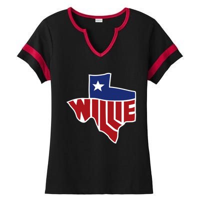 Willie's Texas Ladies Halftime Notch Neck Tee