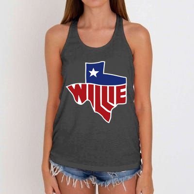 Willie's Texas Women's Knotted Racerback Tank