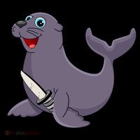 Wally The Walrus 16 in Basic Backpack