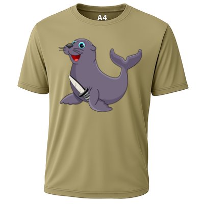 Wally The Walrus Cooling Performance Crew T-Shirt