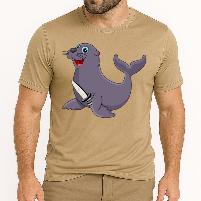 Wally The Walrus Cooling Performance Crew T-Shirt
