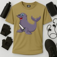 Wally The Walrus Cooling Performance Crew T-Shirt
