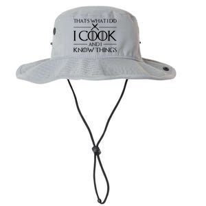 Women Thats What I Do I Cook And I Know Things Chef Legacy Cool Fit Booney Bucket Hat