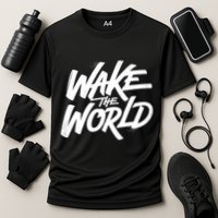 Wake The World Cooling Performance Crew T-Shirt