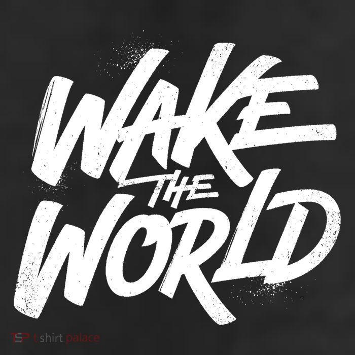 Wake The World 11oz C Handle Ceramic Mug