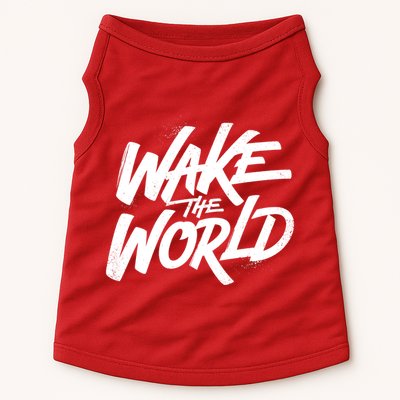 Wake The World Doggie Tank