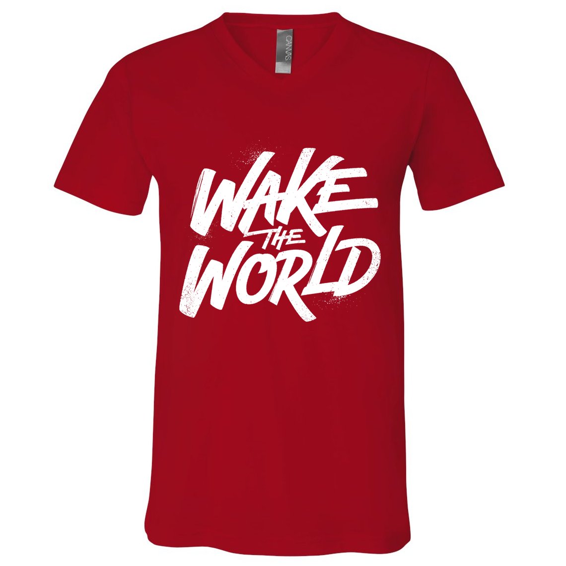 Wake The World V-Neck T-Shirt
