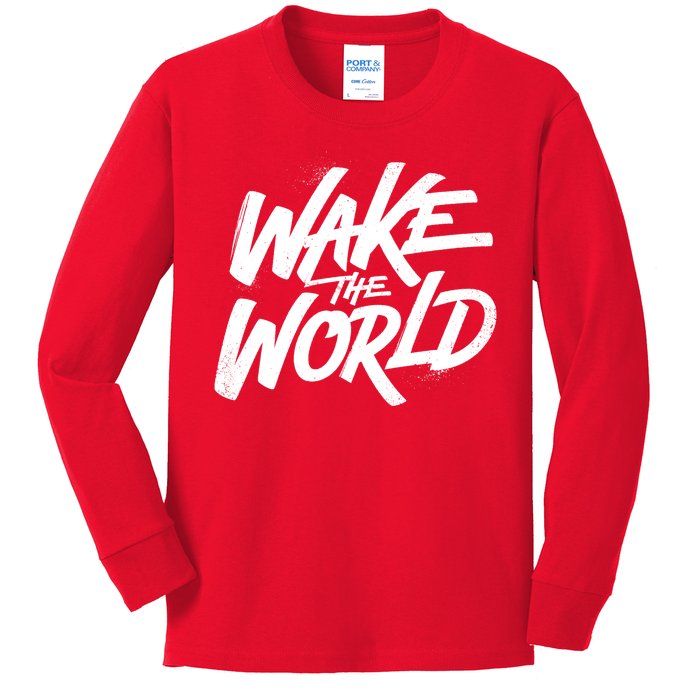 Wake The World Kids Long Sleeve Shirt