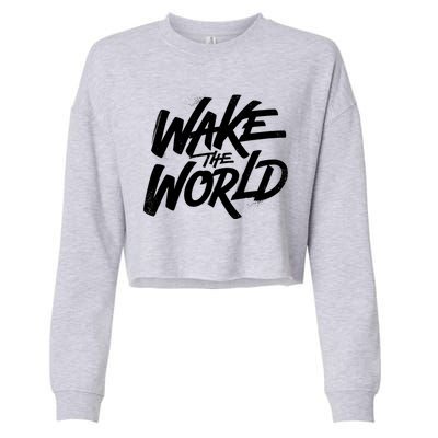 Wake The World Cropped Pullover Crew