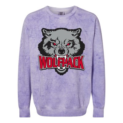 Wolfpack Team Colorblast Crewneck Sweatshirt