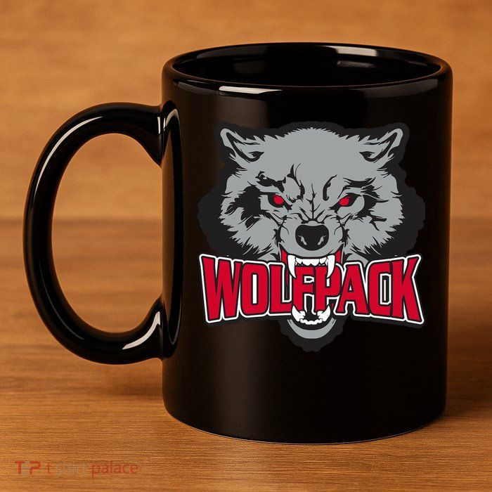 Wolfpack Team 11oz C Handle Ceramic Mug