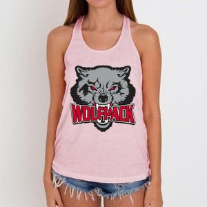 Wolfpack Team Women's Knotted Racerback Tank