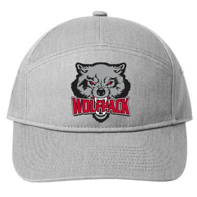 Wolfpack Team 7-Panel Snapback Hat