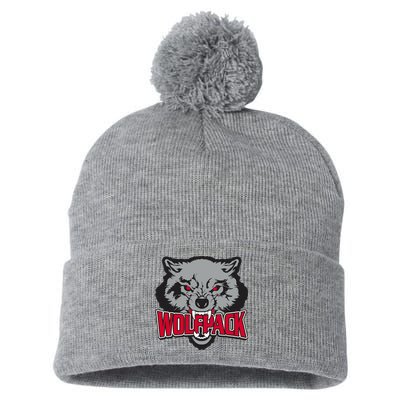 Wolfpack Team Pom Pom 12in Knit Beanie