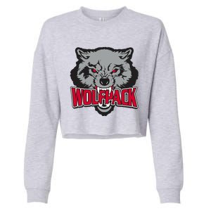 Wolfpack Team Cropped Pullover Crew