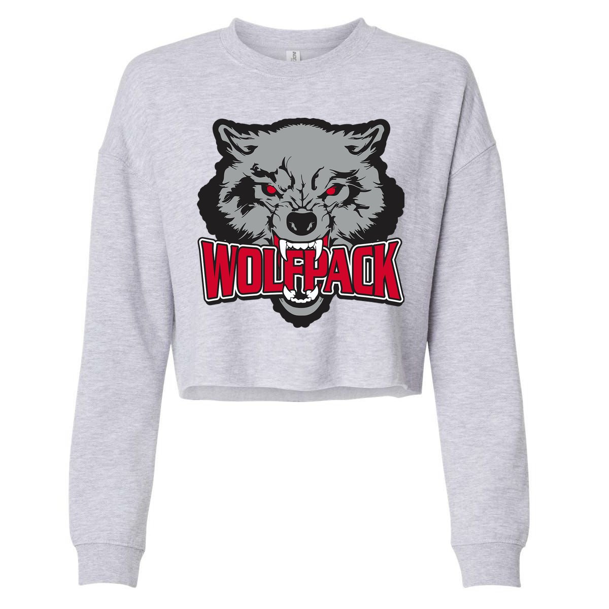 Wolfpack Team Cropped Pullover Crew