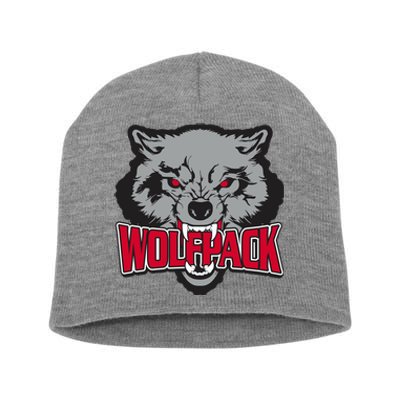 Wolfpack Team Short Acrylic Beanie