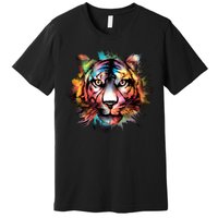 Watercolor Tiger Premium T-Shirt